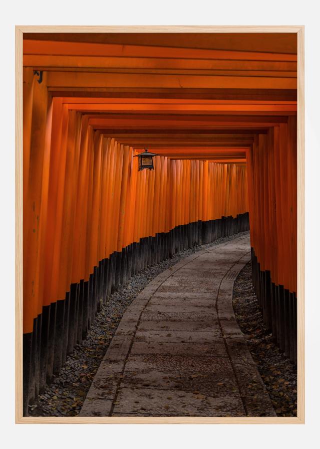 Orange tunnel Poszter