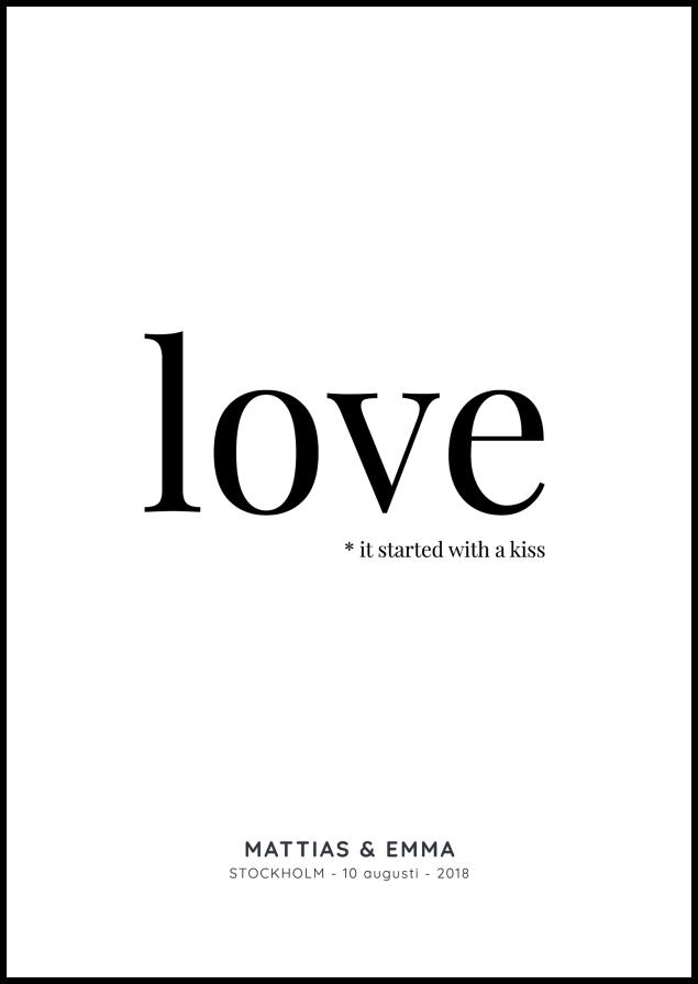 Love - White