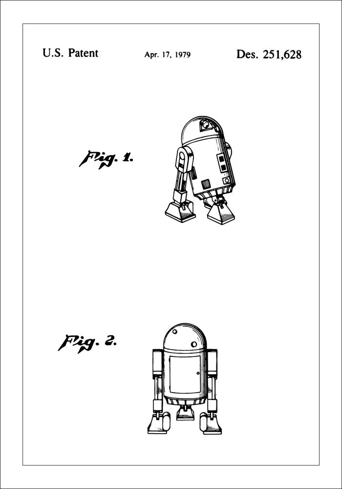 Szabadalmi rajz - Star Wars - R2-D2 Poszter