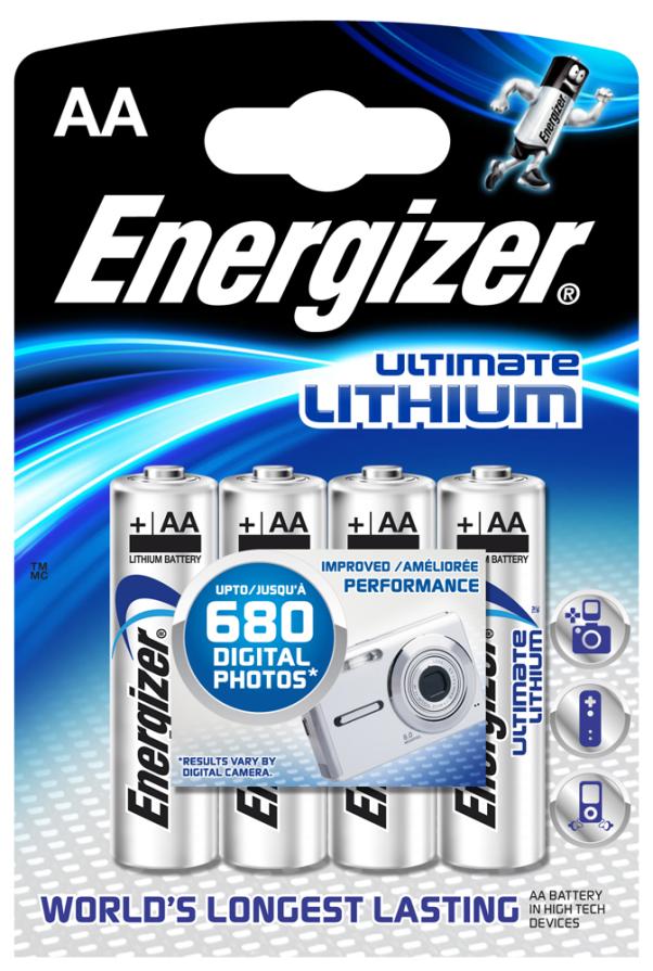 Energizer Ultimate Lítium AA 4 db-os csomag