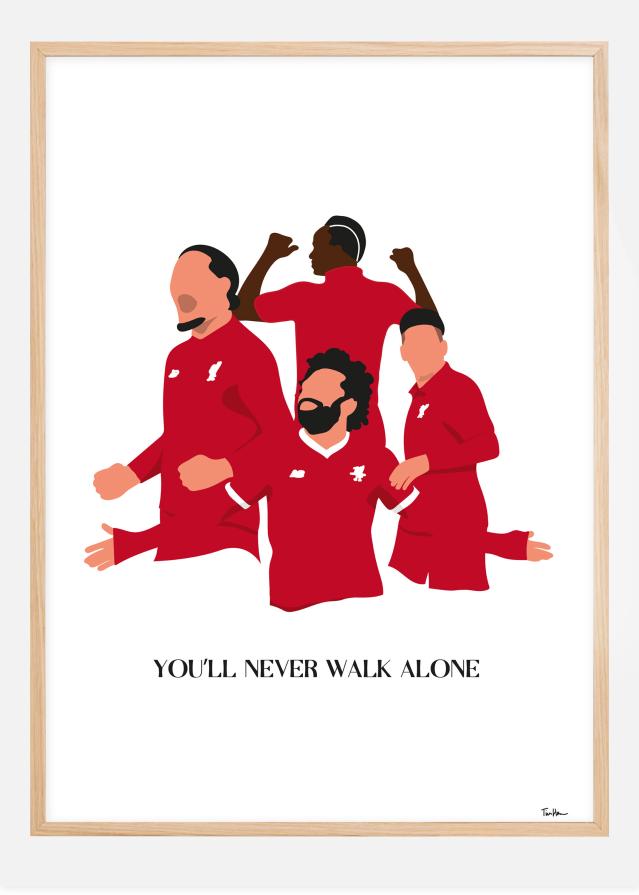 You Will Never Walk Alone-Liverpool Players Poszter