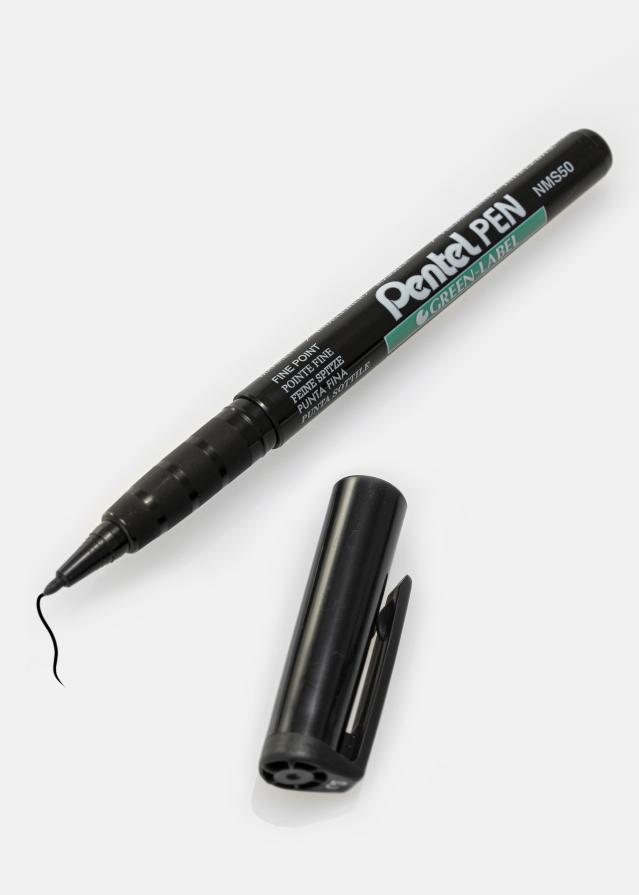 Pentel NMS50-A - Fekete Albumtoll - 1 mm