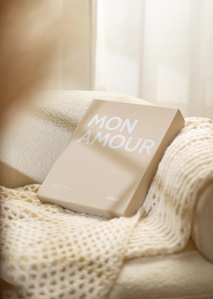 KAILA MON AMOUR - Coffee Table Photo Album (60 Feketék Oldalak / 30 lap)