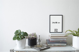 Elegáns 24x30 képkeret egy padon Keret XxX cm