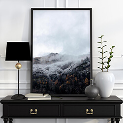 Stílusos fali galéria egyenes vonalban elrendezve Fali galéria